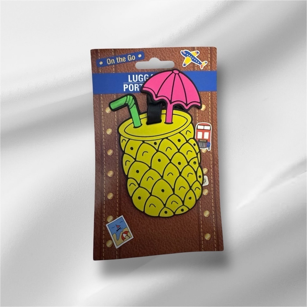 Pineapple Luggage Tag
